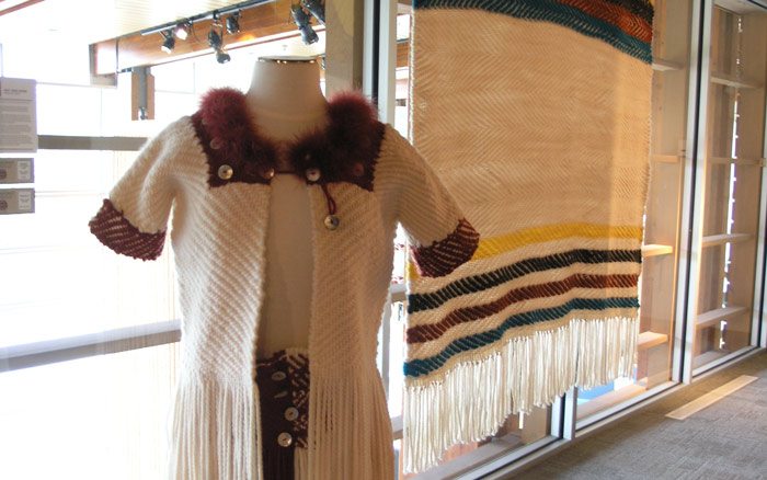 Past Exhibit Our People Our Places Top Skirt Woven by Janice George