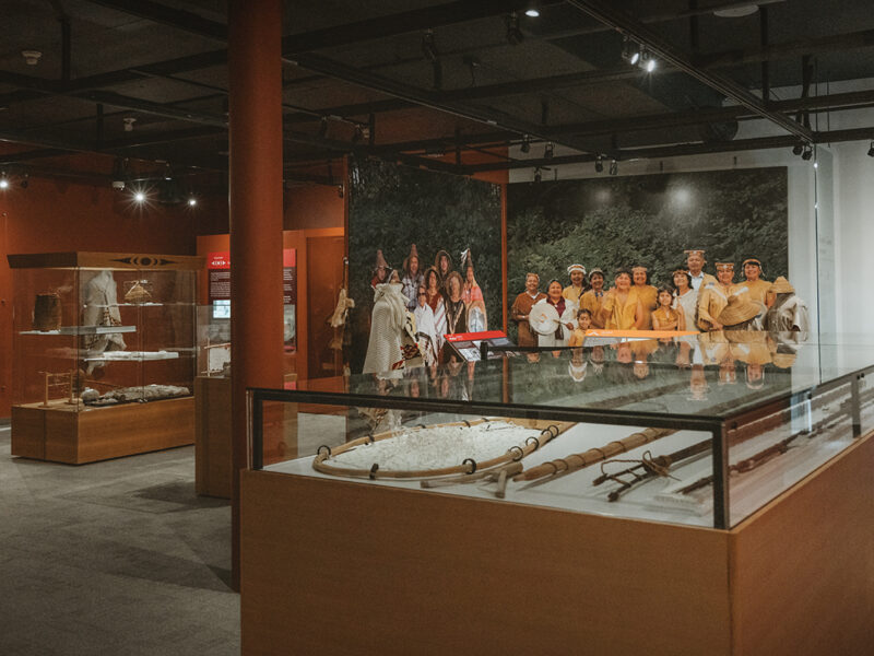 What We Treasure Exhibit in Gallery 1 at the Squamish Lil'wat Cultural Centre