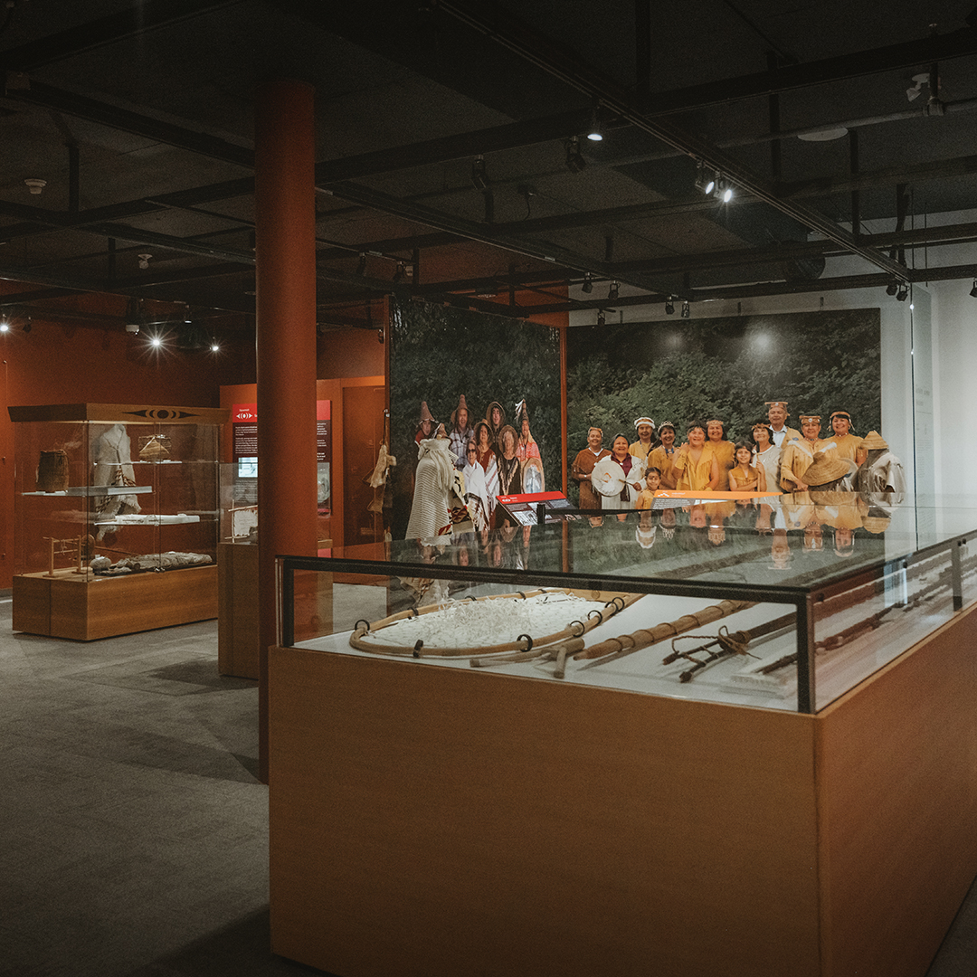 What We Treasure Exhibit in Gallery 1 at the Squamish Lil'wat Cultural Centre
