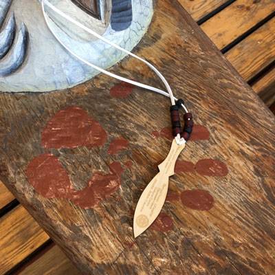 Cedar Paddle Necklace