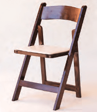 Fruitwood Folding Banquet Chairs