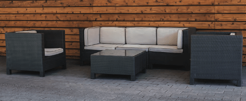 Grey Rattan Lounge Sectionals