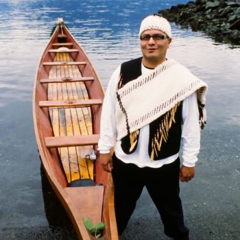 Ses Siyam Ray Natraoro following Blessing Ceremony of the Xaays Canoe in 2008