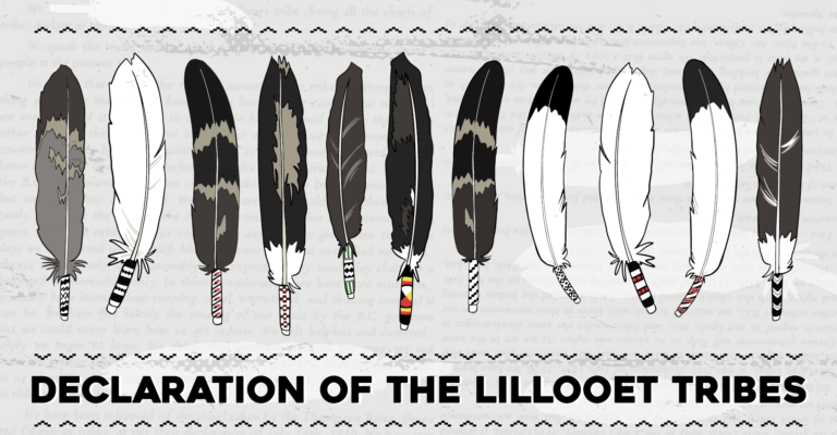 Exhibit Declaration of the Lillooet Tribes