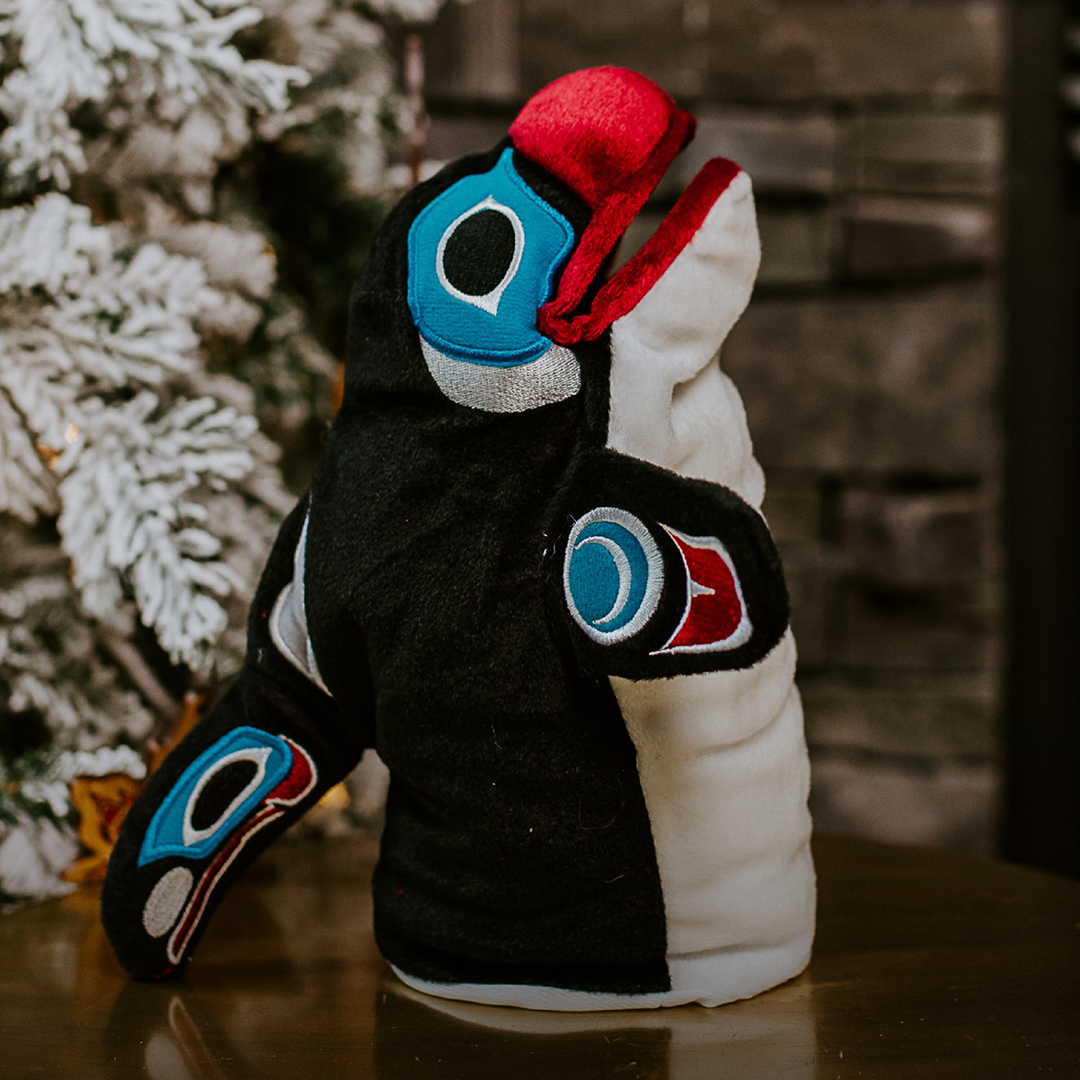 Native Northwest Orca Puppet for Kids