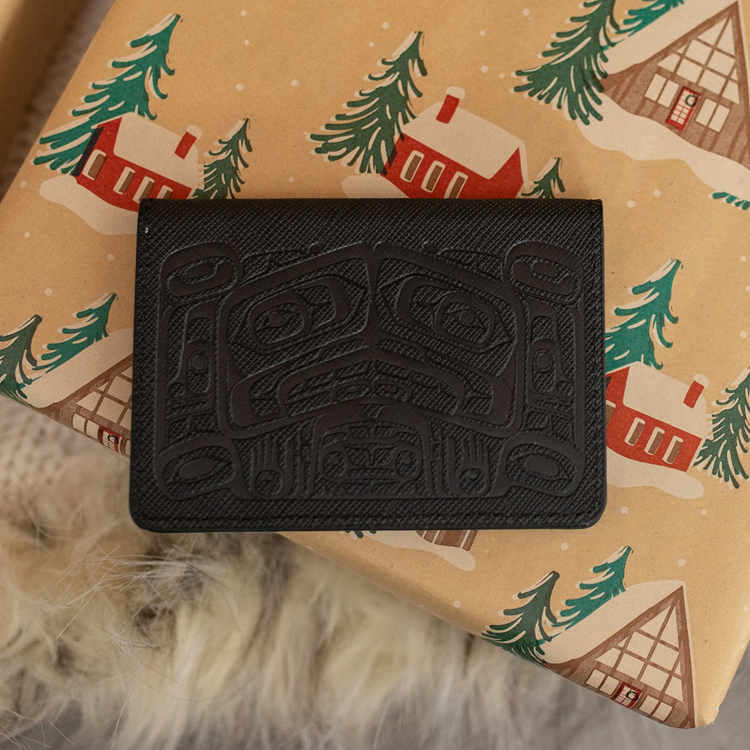 Native Northwest Raven Box Wallet Black