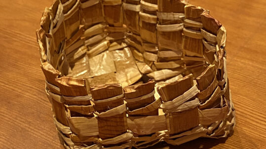 Cedar Basket by Barb Louise of the Lil'wat Nation