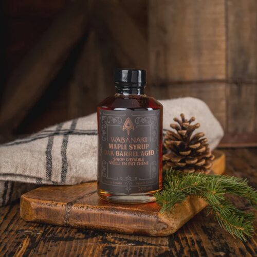 Wabanaki Maple Syrup Oak Barrel